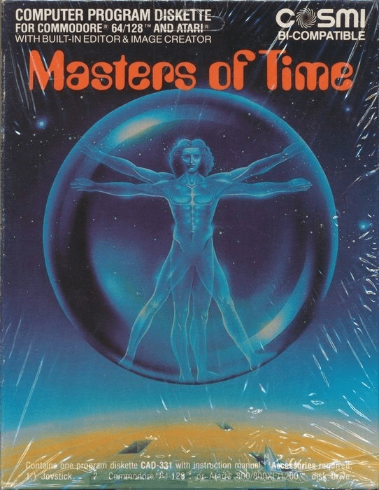 Masters of Time box art for Commodore 64